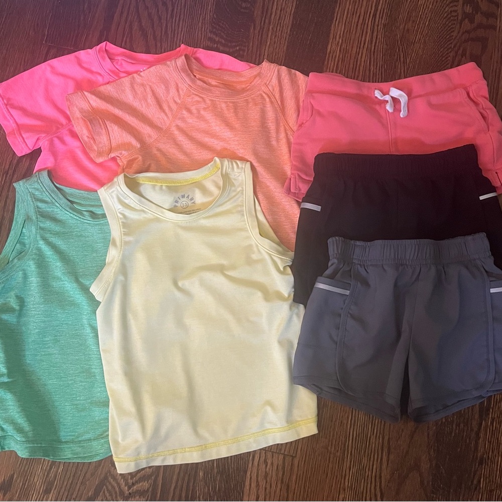 Primary StayCool Tanks, T-shirts and Shorts